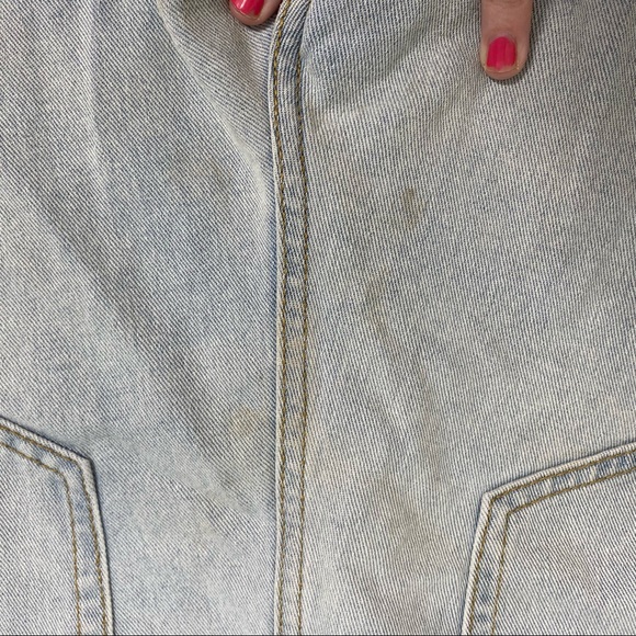 Wild Fable High rise button up short with raw fringe - Picture 7 of 7